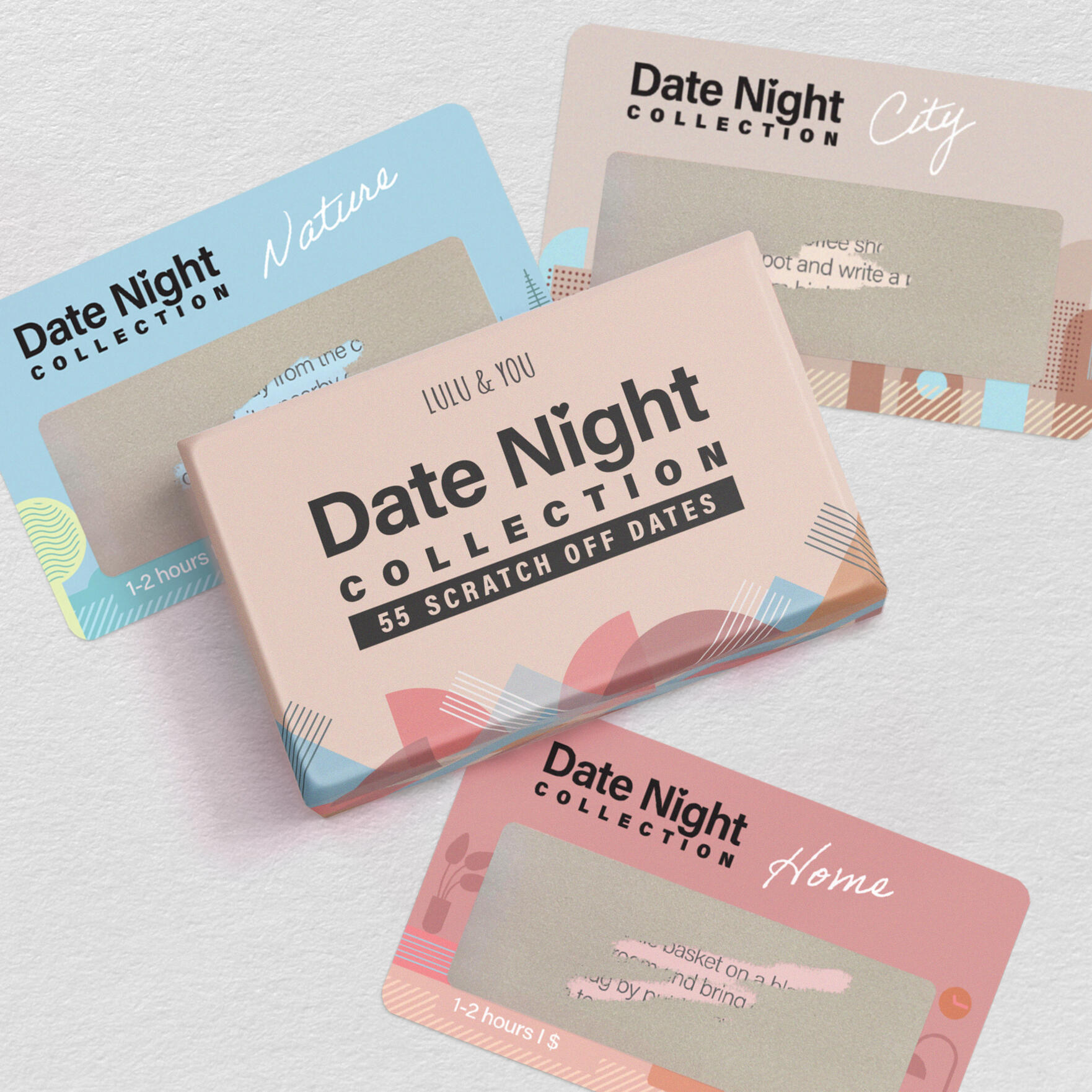 Date night ideas - scratch off cards