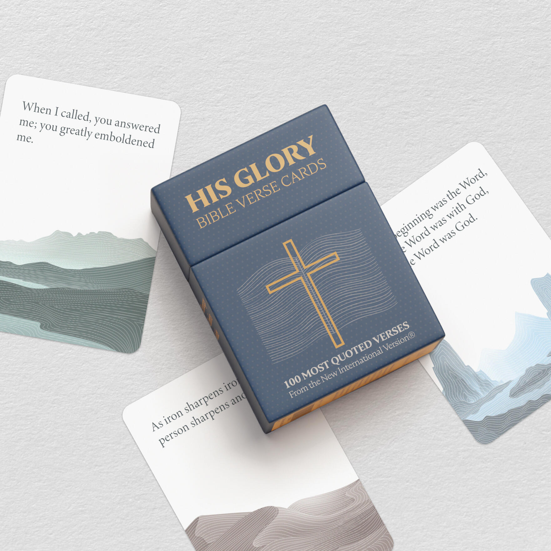 Bible memorisation cards 100 most popular verses from the Bible.