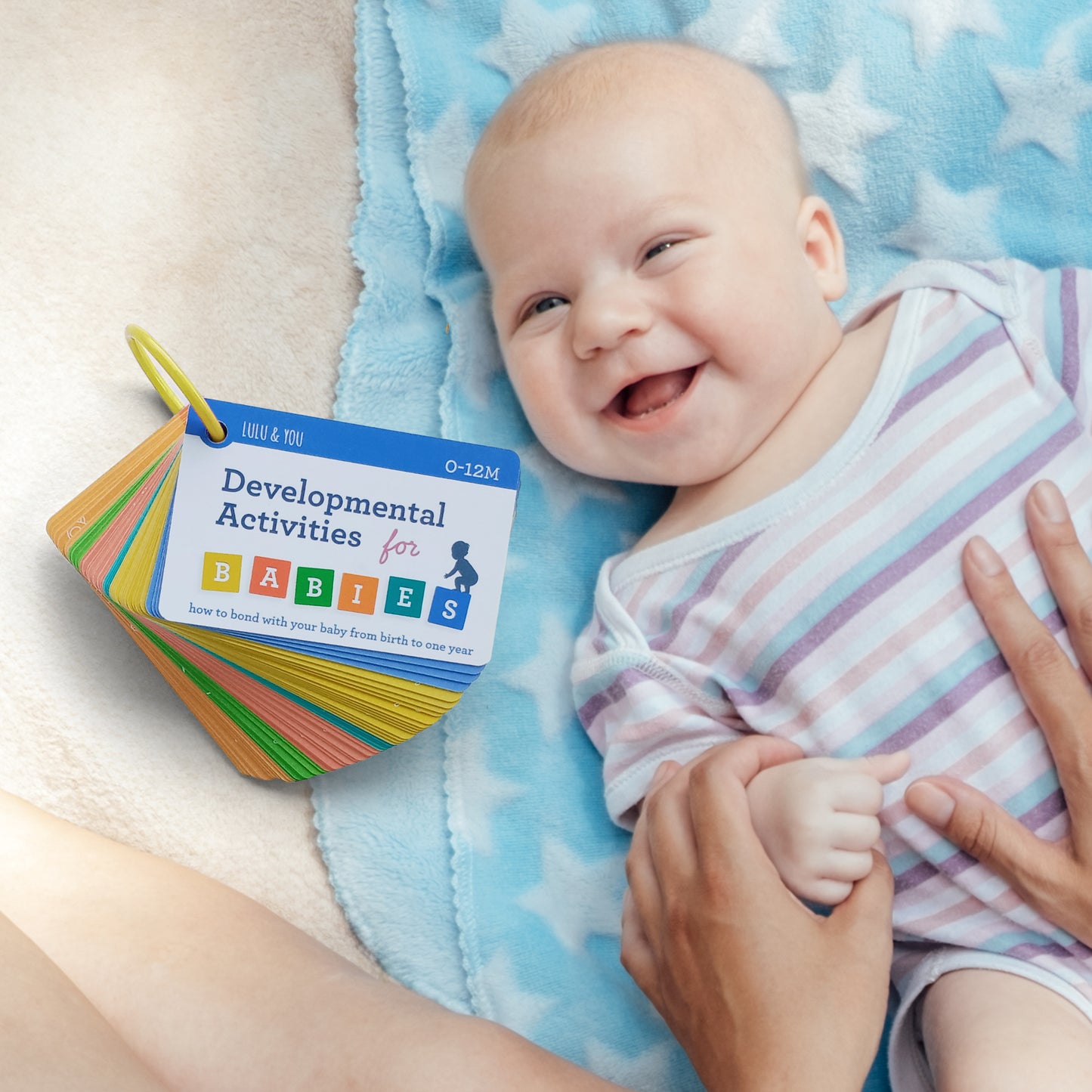 BABY ACTIVITY CARDS - Playtime Ideas Focused on Baby Development and Stimulation