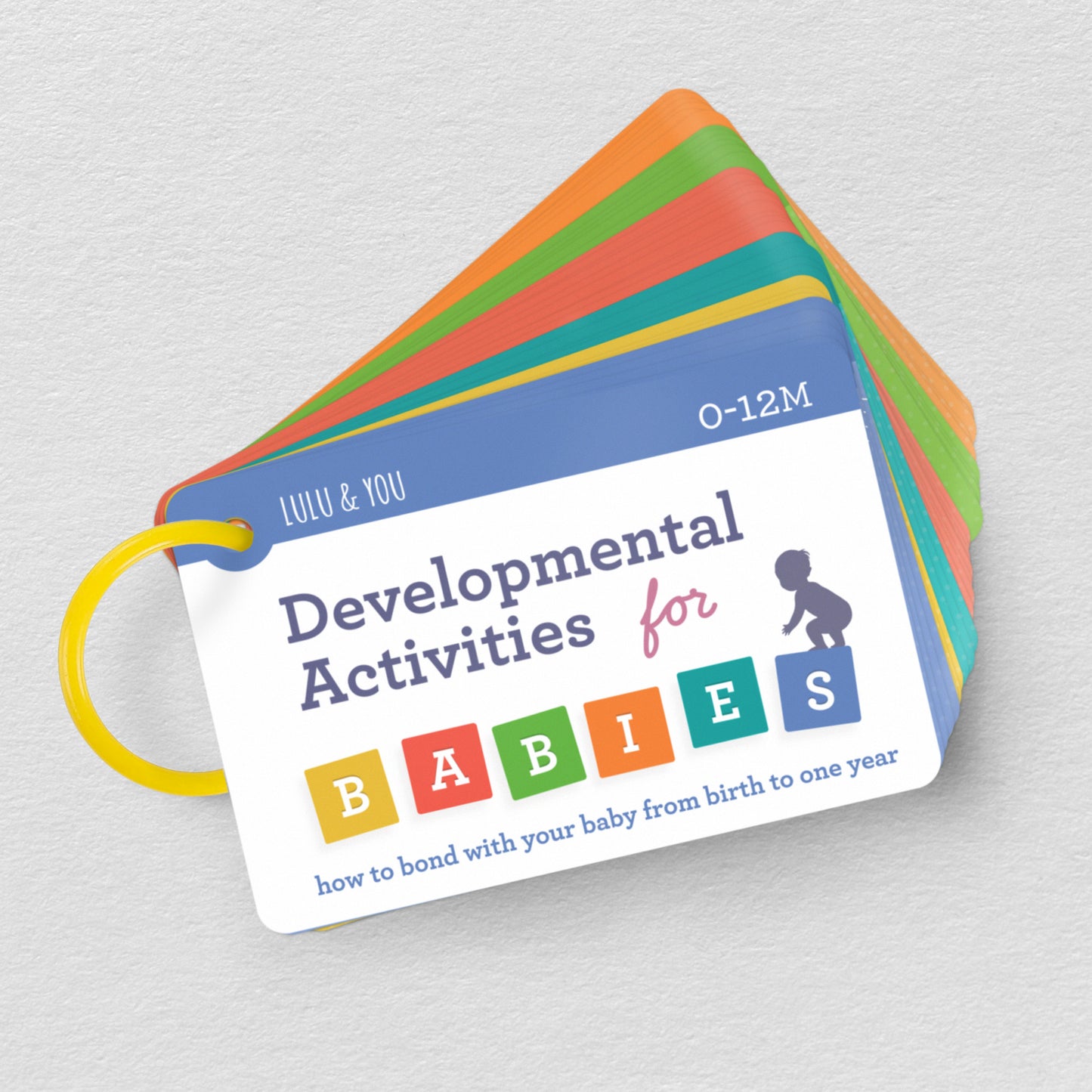 BABY ACTIVITY CARDS - Playtime Ideas Focused on Baby Development and Stimulation