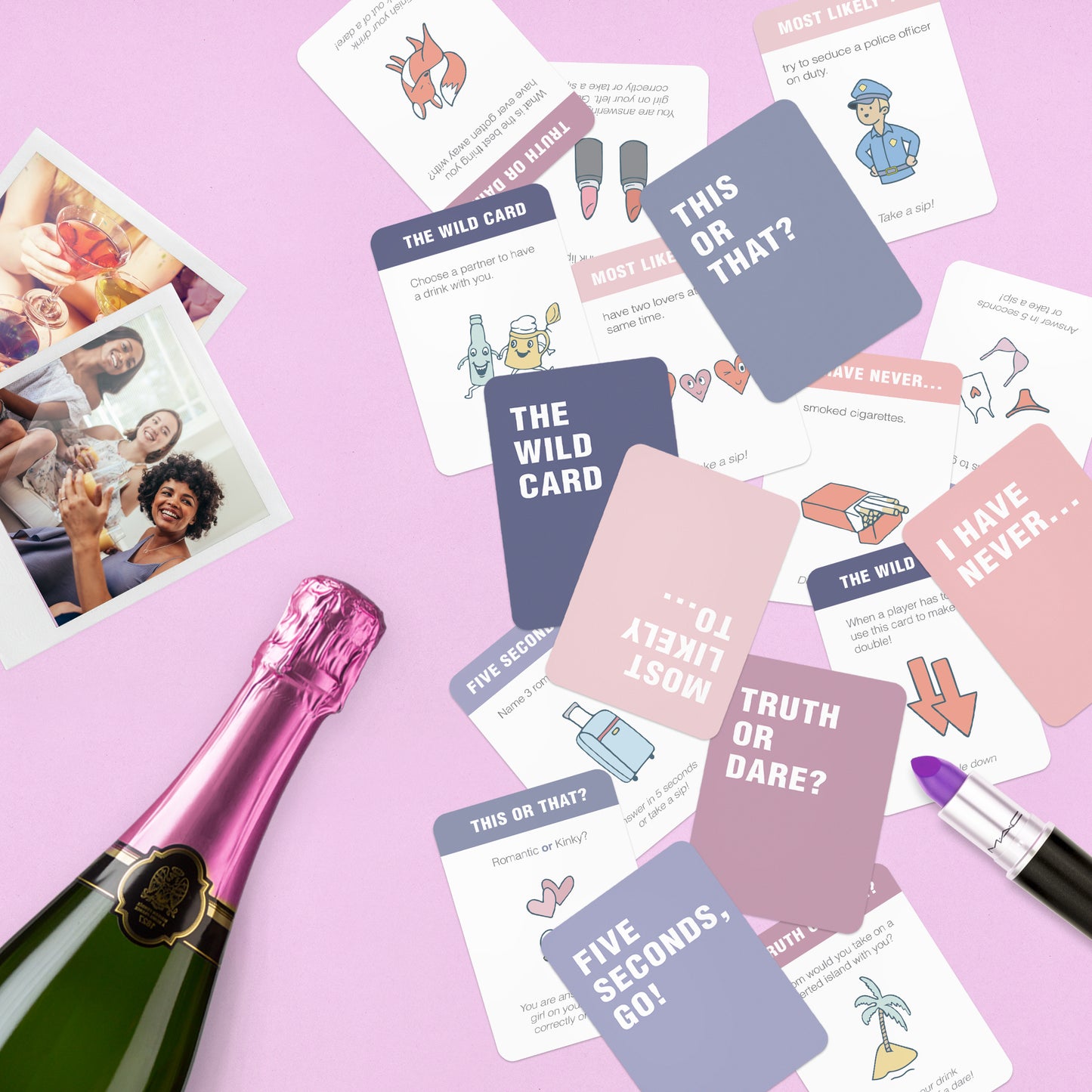 BUBBLY - Card Game for a Fun Time With Your Girlfriends
